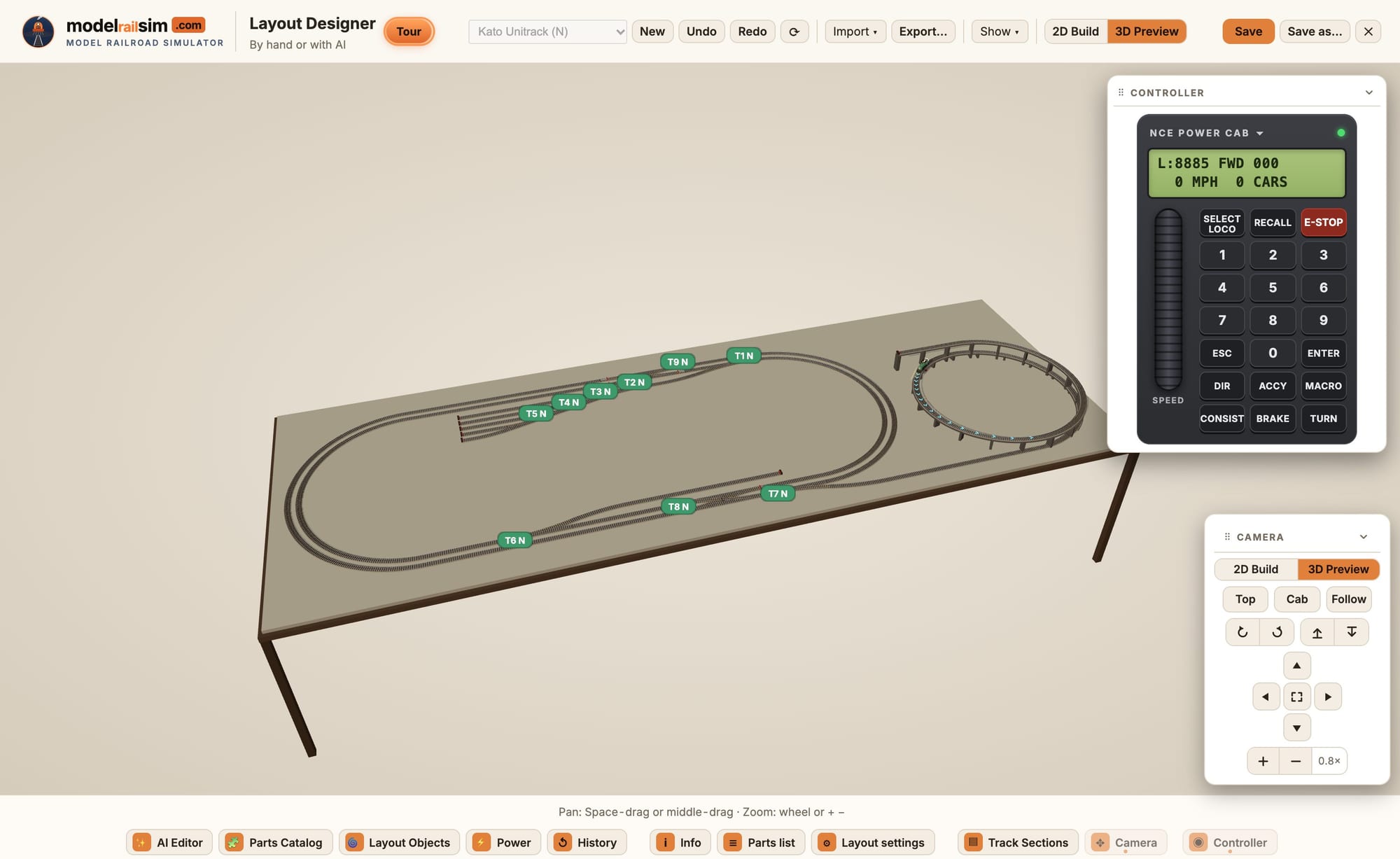 The 3D Preview inside the Designer